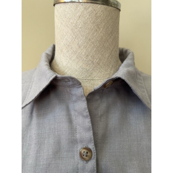 THE NORTH FACE Women’s Gray Performance Woven STEVIE Button-Down Shirt Size M - Picture 9 of 16